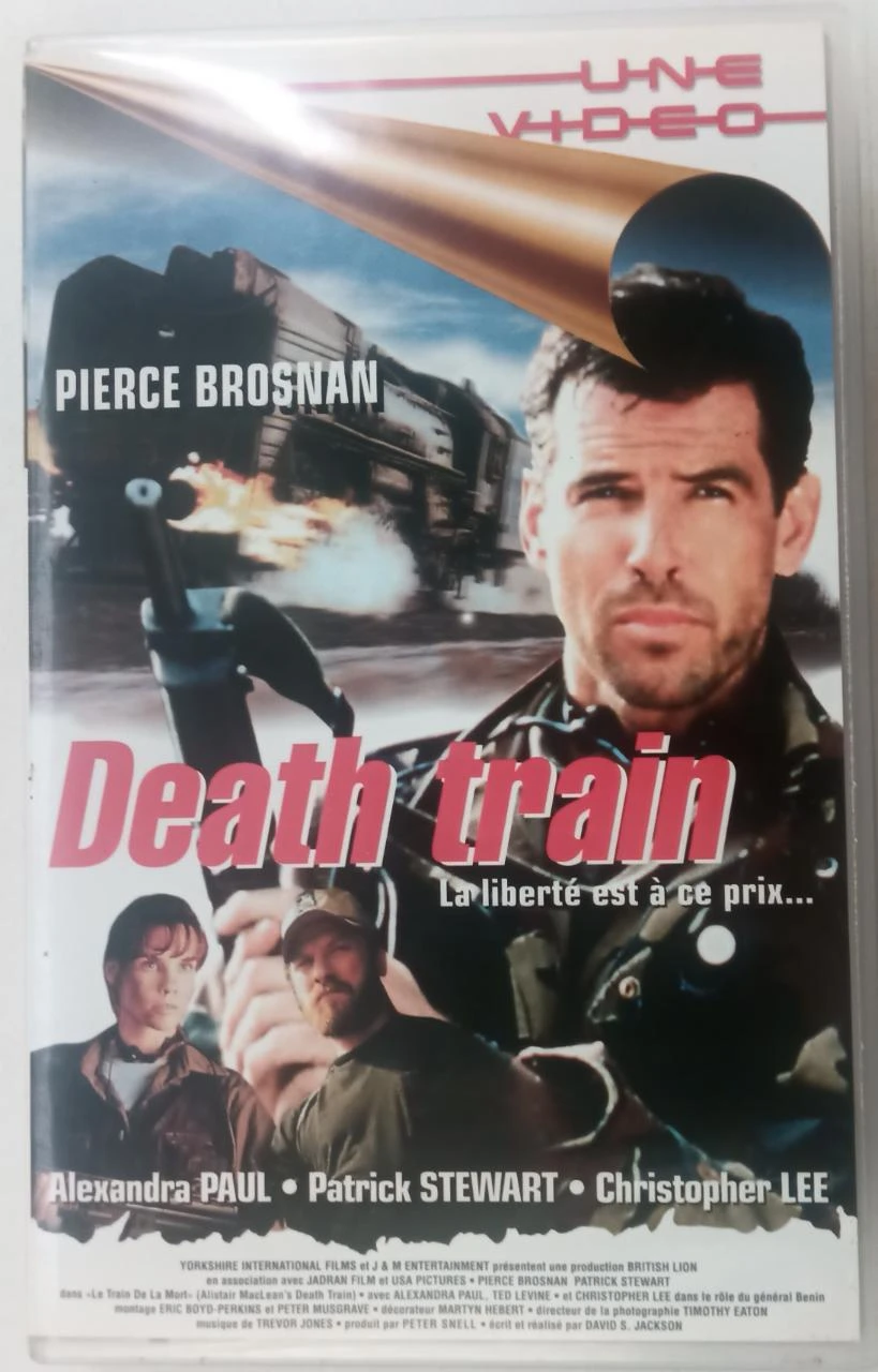 VHS Death Train – Pierce Brosnan, Patrick Stewart